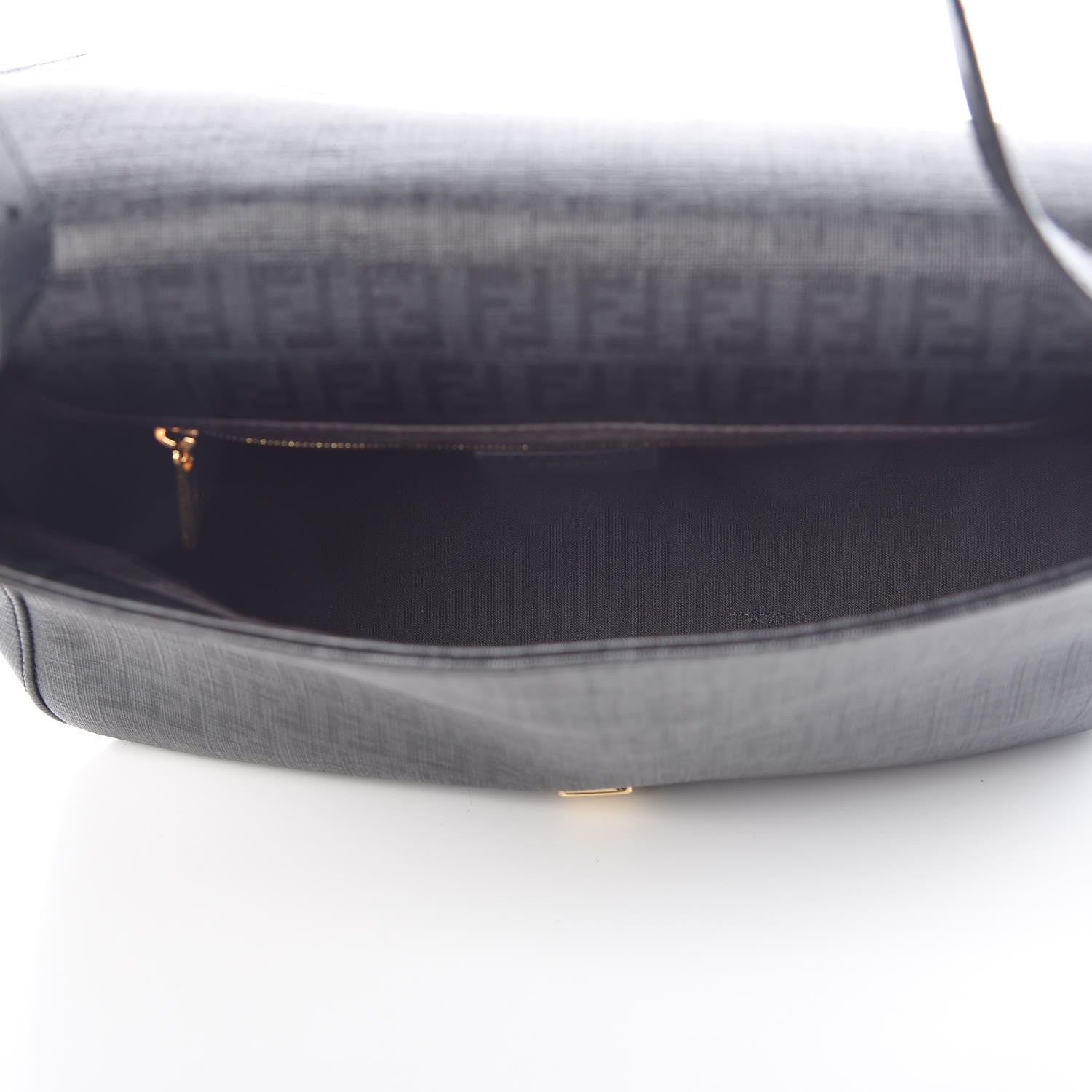 Fendi Zucchino Spalmati Vitello Mama Baguette Black 5 of 9
