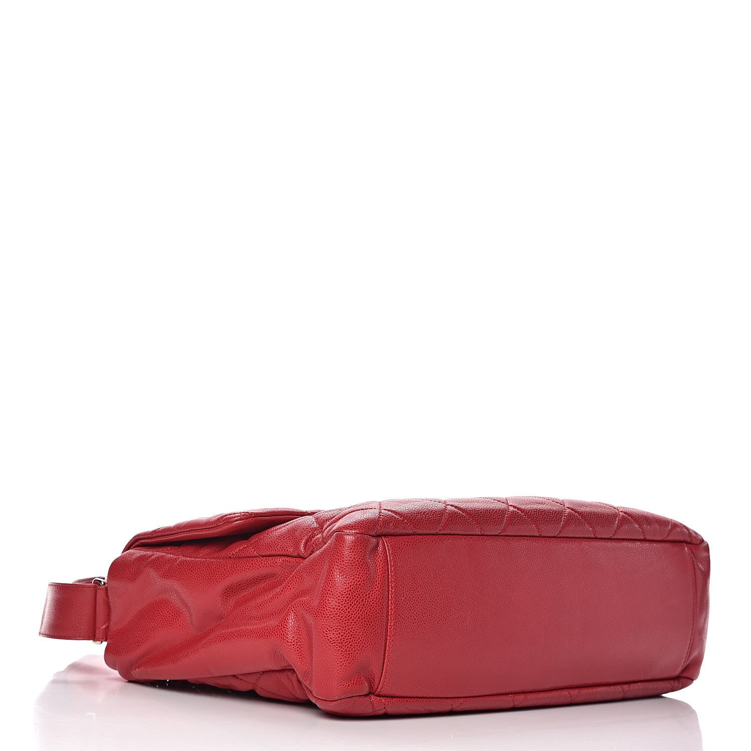 Chanel Glazed Caviar Quilted Stretch Spirit Messenger Bag Pink 4 of 10