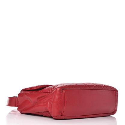 Chanel Glazed Caviar Quilted Stretch Spirit Messenger Bag Pink 4 of 10