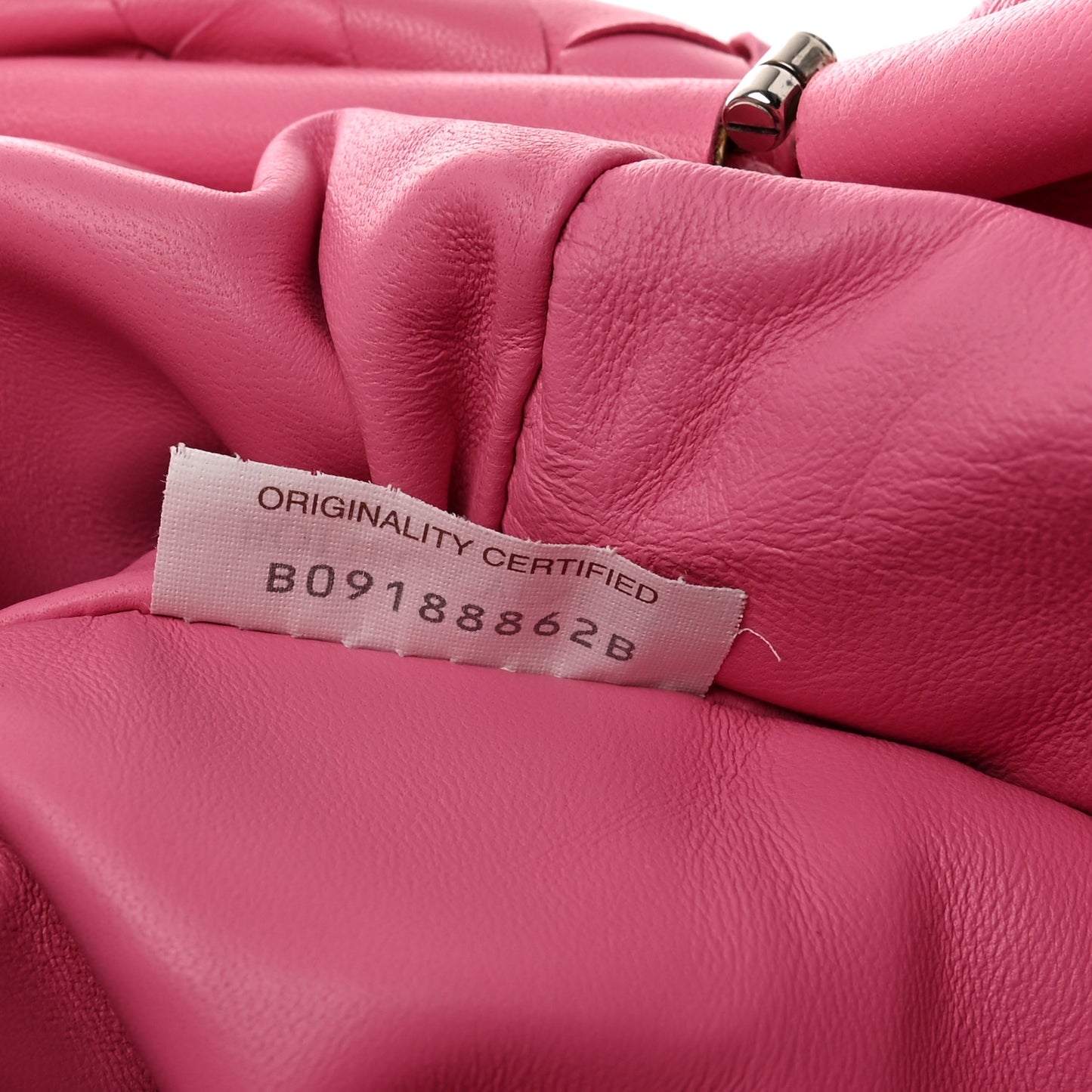 Nappa Maxi Intrecciato The Pouch Oversized Clutch Pink