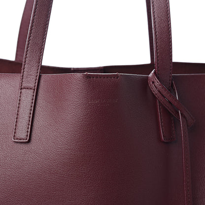 Saint Laurent Calfskin Large Shopping Tote Bordeaux 16 of 16