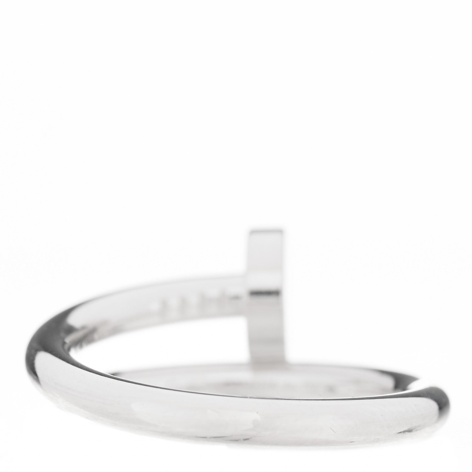 Cartier 18K White Gold Juste Un Clou Ring 55 7.25 2 of 3