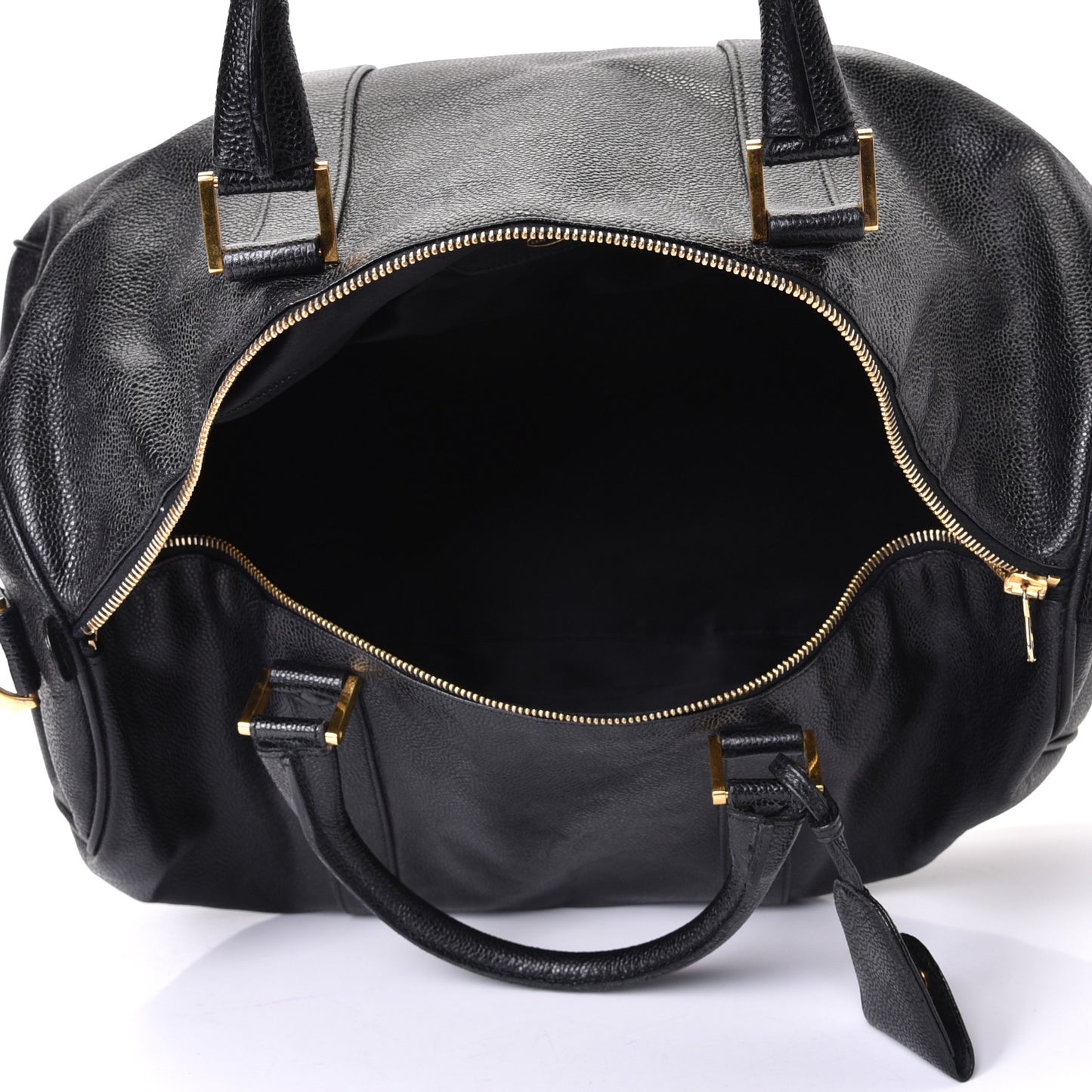 Caviar Timeless CC Duffel Bag Black