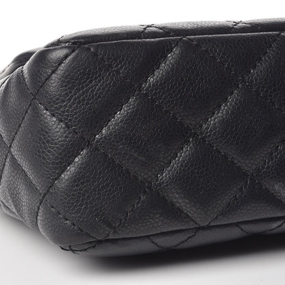 Chanel Caviar Quilted Jumbo Single Flap Black 12 of 16