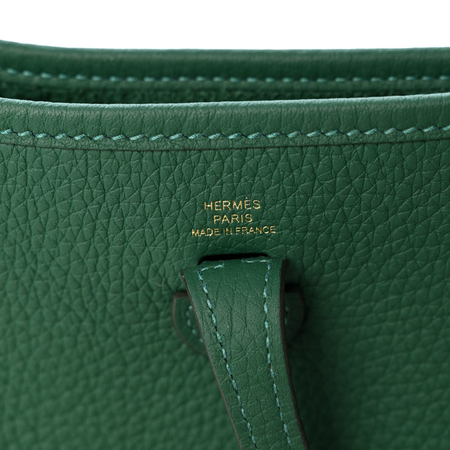 Hermes Taurillon Clemence Evelyne TPM Vert Vertigo 6 of 10