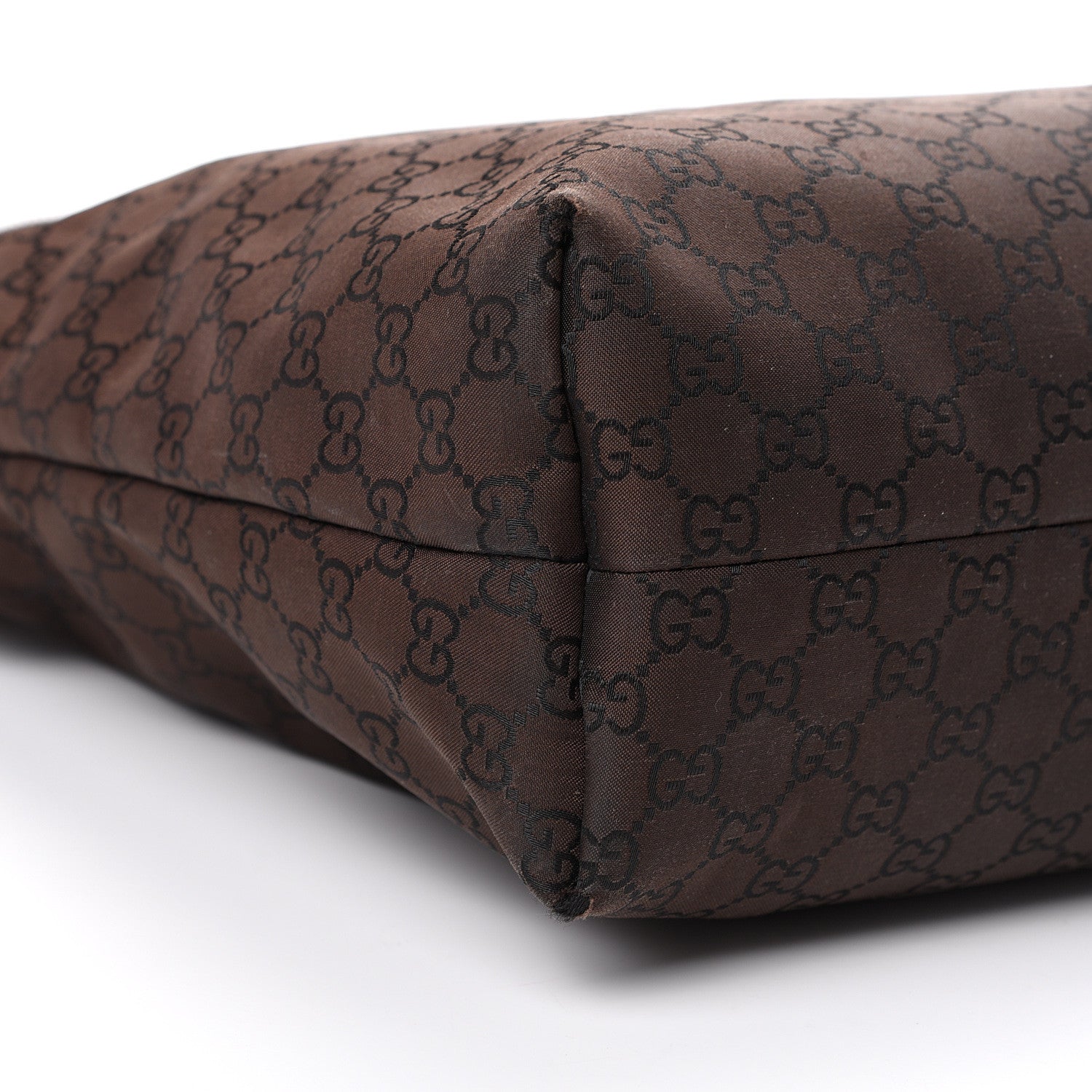 Gucci Nylon Monogram Large Messenger Brown 8 of 15