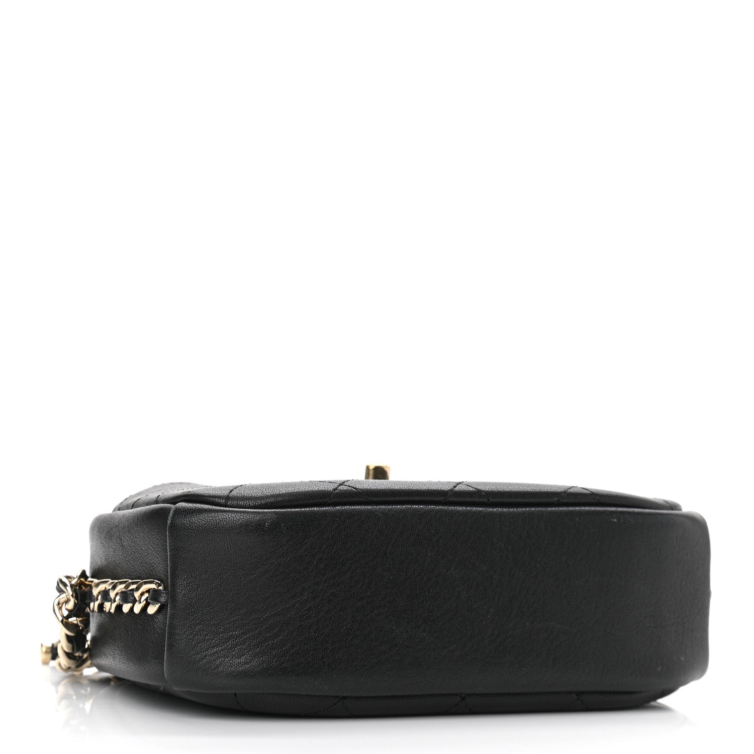 Chanel Goatskin Quilted Small Casual Trip Camera Case Black 4 of 11
