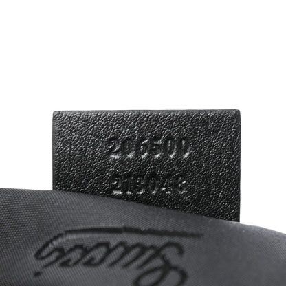 Gucci Guccissima Large Carry On Duffle Black 5 of 5