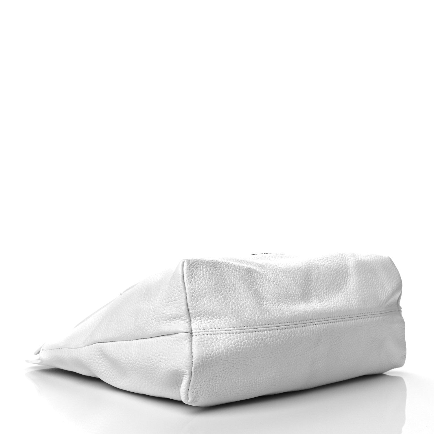 Burberry London Grainy Calfskin Medium Baynard Tote White 4 of 14