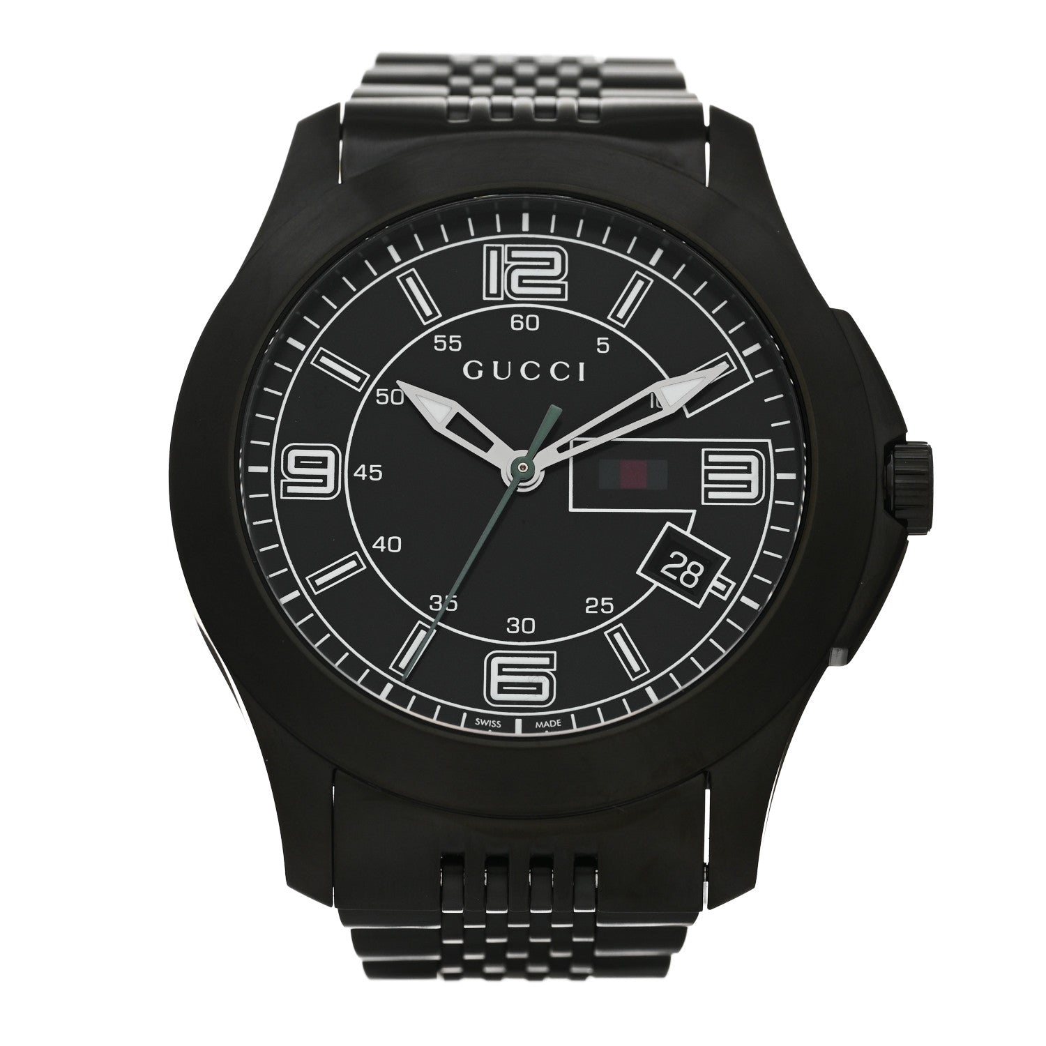 Gucci PVD Stainless Steel 44mm G-Timeless Quartz Watch Black 1 of 5