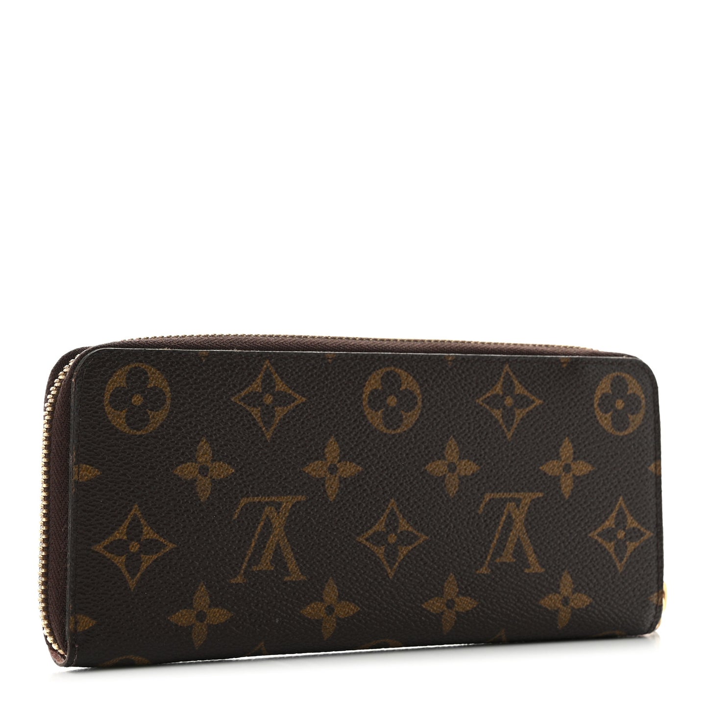 Monogram Clemence Wallet Rose Ballerine