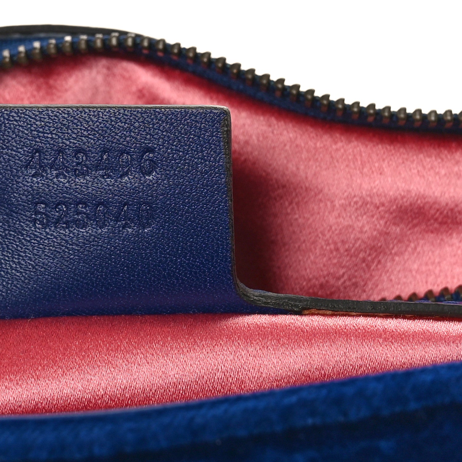 Gucci Velvet Matelasse Modern Embroidered Medium GG Marmont Shoulder Bag Cobalt 7 of 12