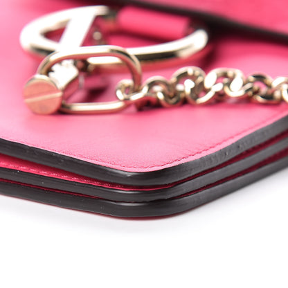 Chloe Suede Calfskin Mini Faye Bracelet Bag Fuchsia Rose 14 of 15
