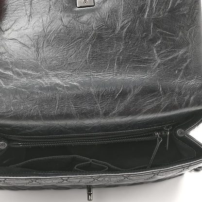 Chanel Aged Calfskin Quilted Small Coco Handle Flap So Black 5 of 11