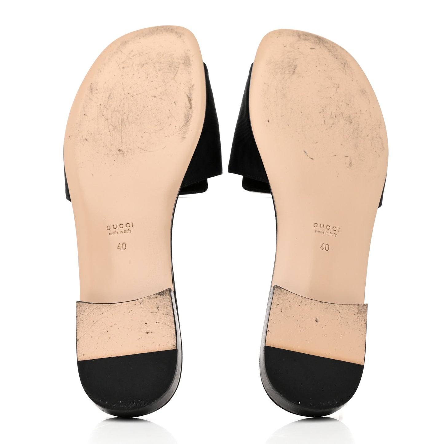 Malaga Kid Suede Crystal Square G Madelyn Slide Sandals 40 Black