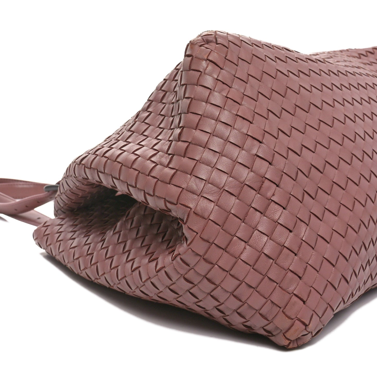 Nappa Intrecciato Large Cesta Tote Violet