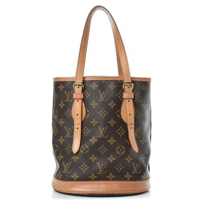 Louis Vuitton Monogram Petit Bucket 23 1 of 16