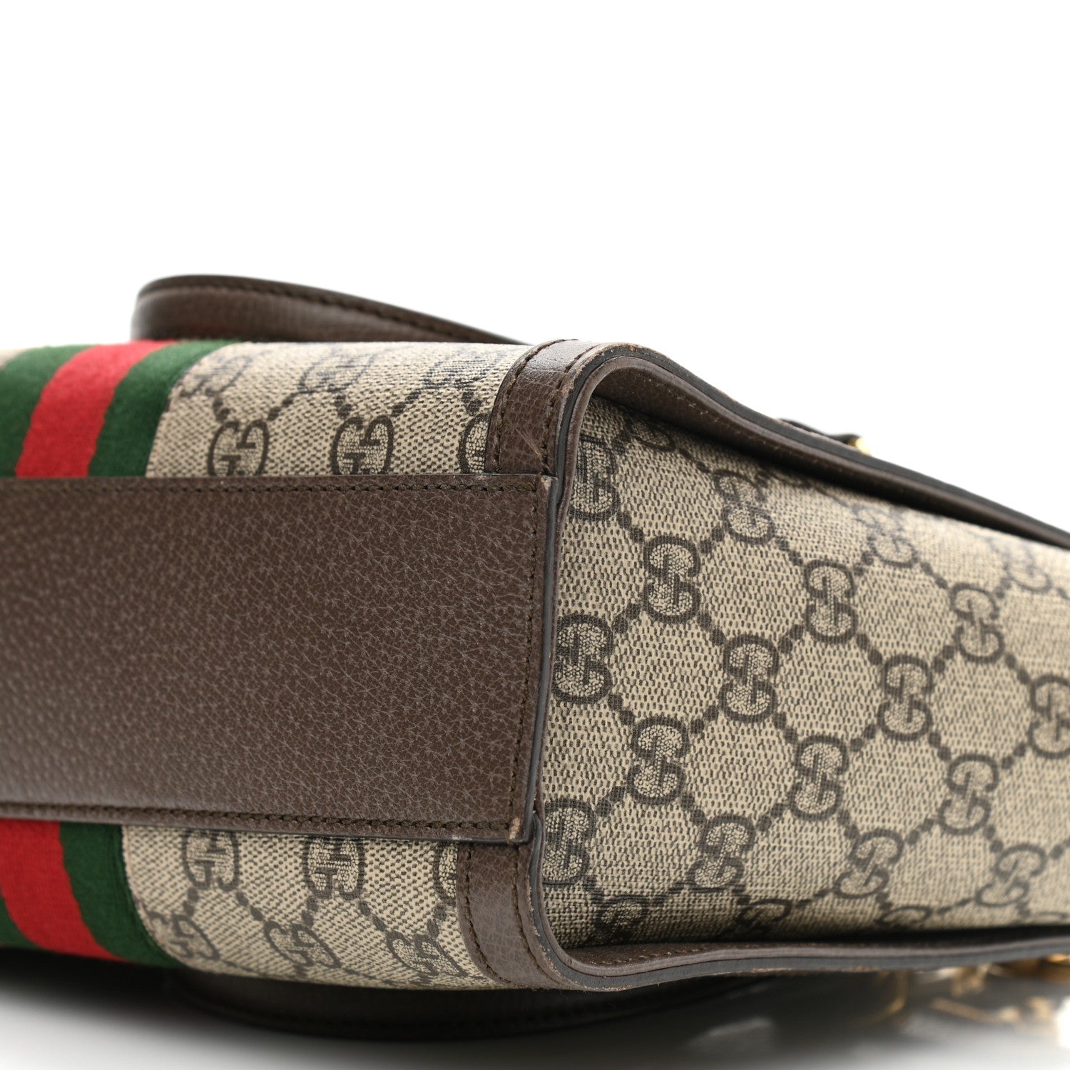 Gucci GG Supreme Monogram Small Ophidia Tote Bag Brown 11 of 17