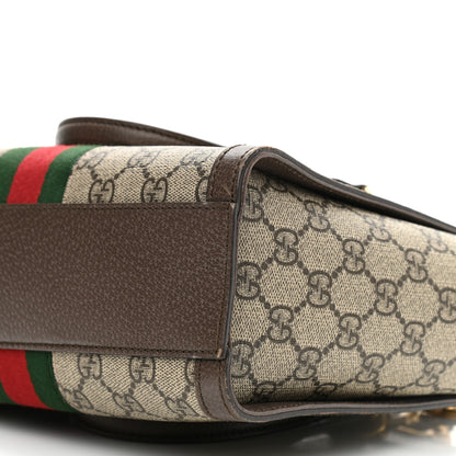 Gucci GG Supreme Monogram Small Ophidia Tote Bag Brown 11 of 17