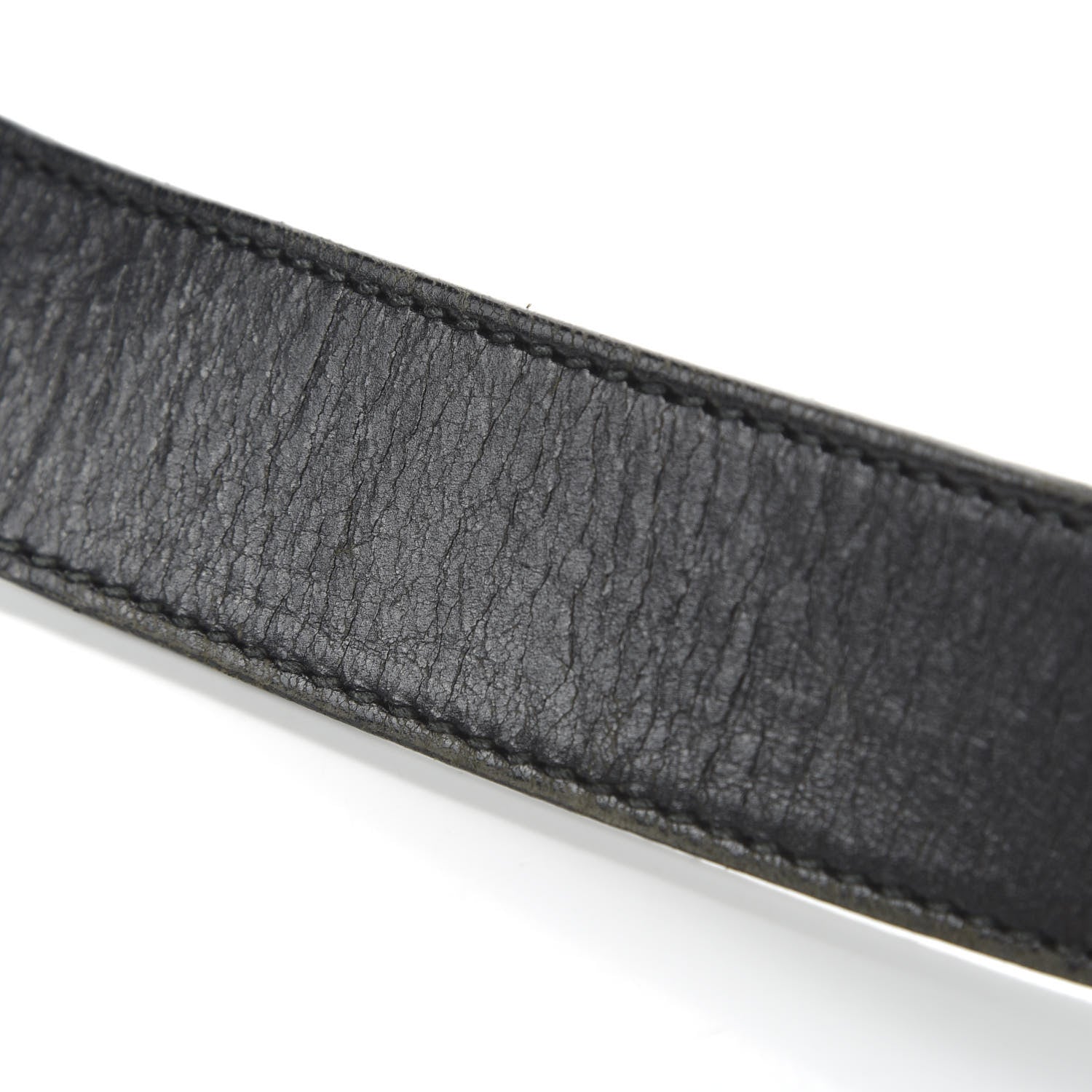 Gucci Calfskin Interlocking G Belt 95 38 Black 6 of 6