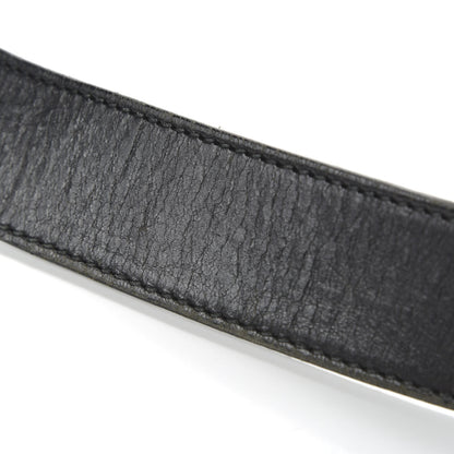 Gucci Calfskin Interlocking G Belt 95 38 Black 6 of 6