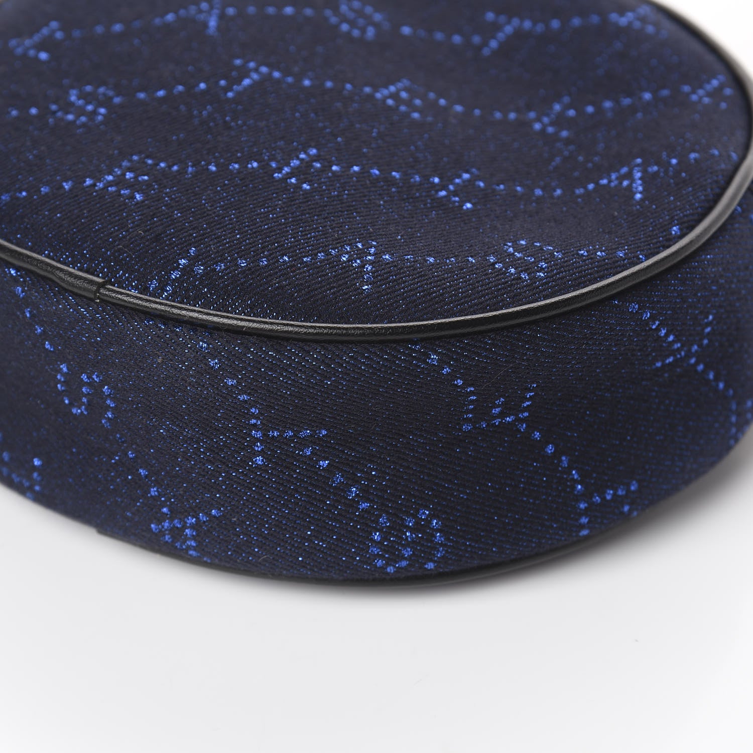 Stella McCartney Canvas Monogram Mini Round Crossbody Bag Bluette 8 of 8