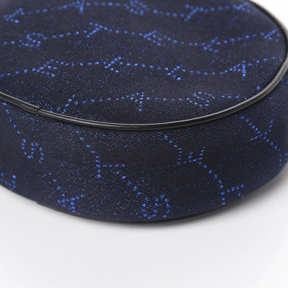 Stella McCartney Canvas Monogram Mini Round Crossbody Bag Bluette 8 of 8