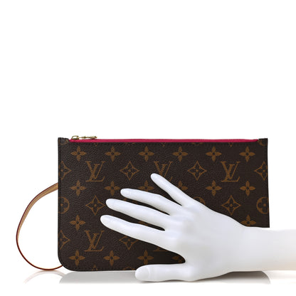 Louis Vuitton Monogram Neverfull MM GM Pochette Pivoine 2 of 6