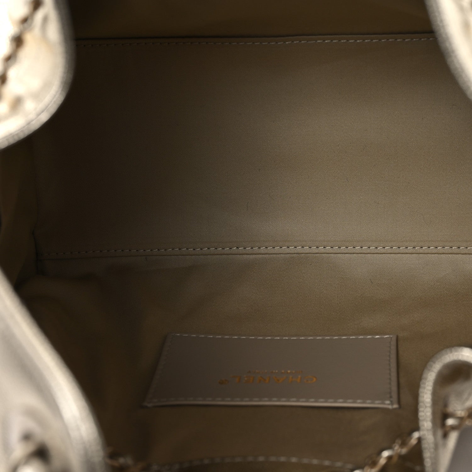 Chanel Metallic Caviar Quilted Small Chanel 25 Handbag Gold 5 of 11