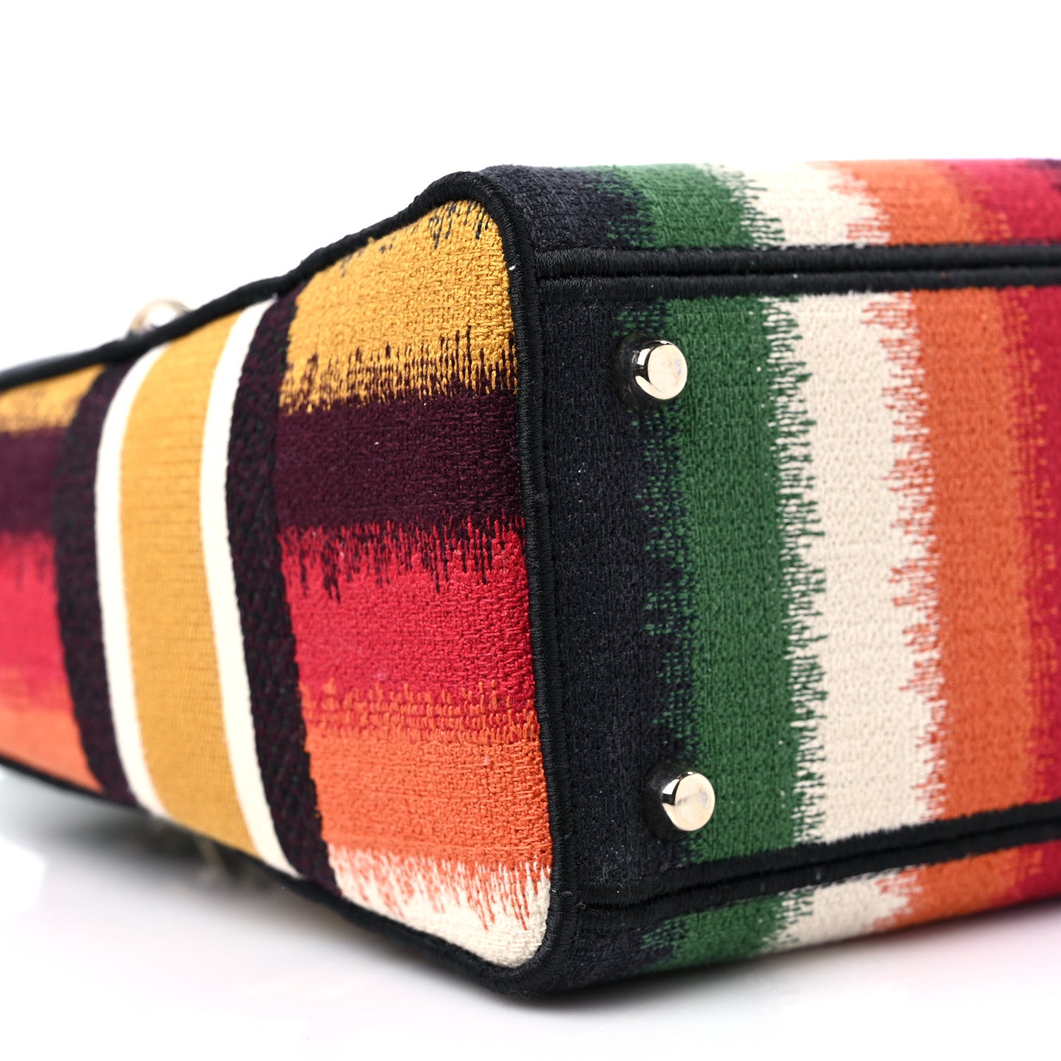 Christian Dior Canvas Medium D-Stripes Lady D-Lite Multicolor 7 of 10