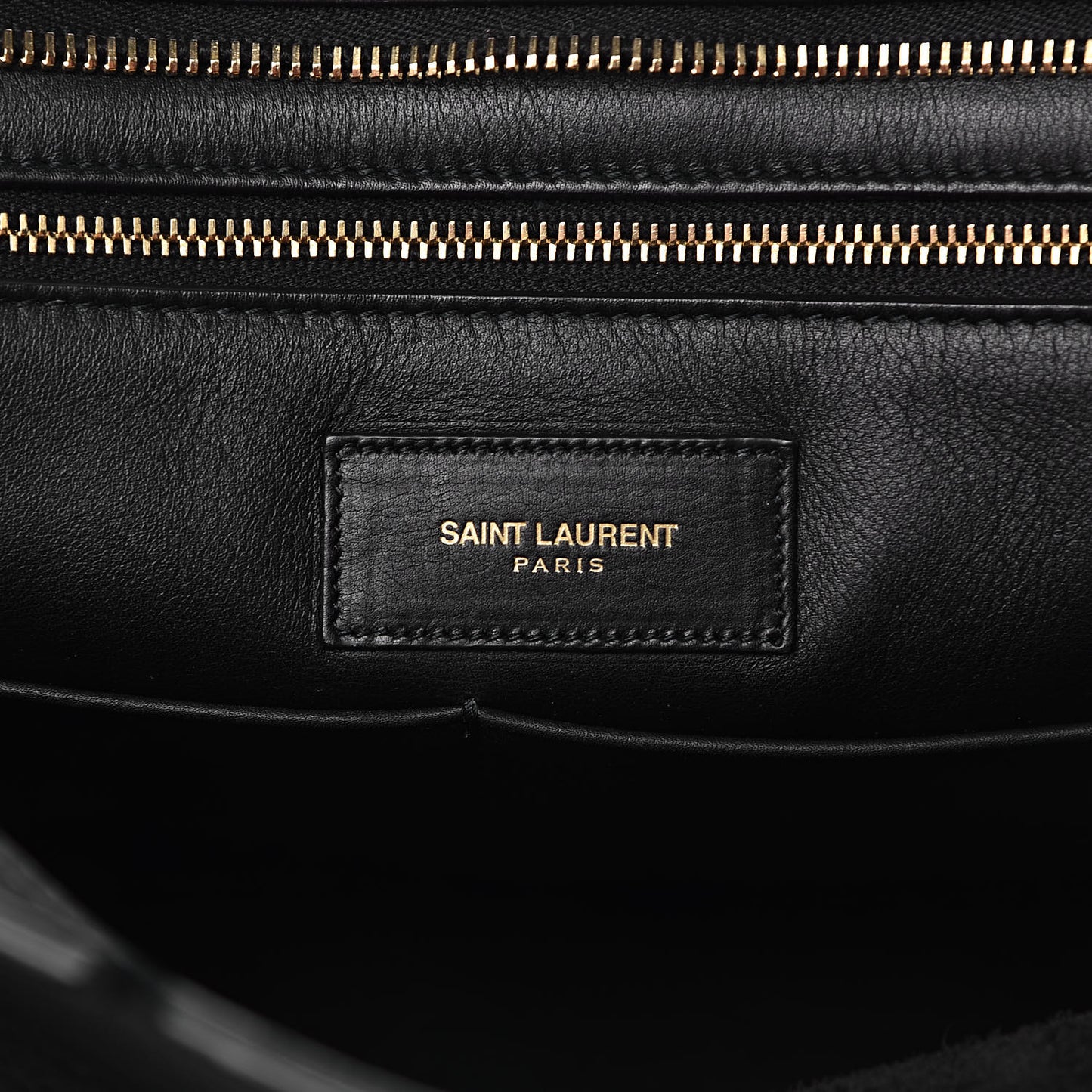 Calfskin Medium Classic Y Cabas Black