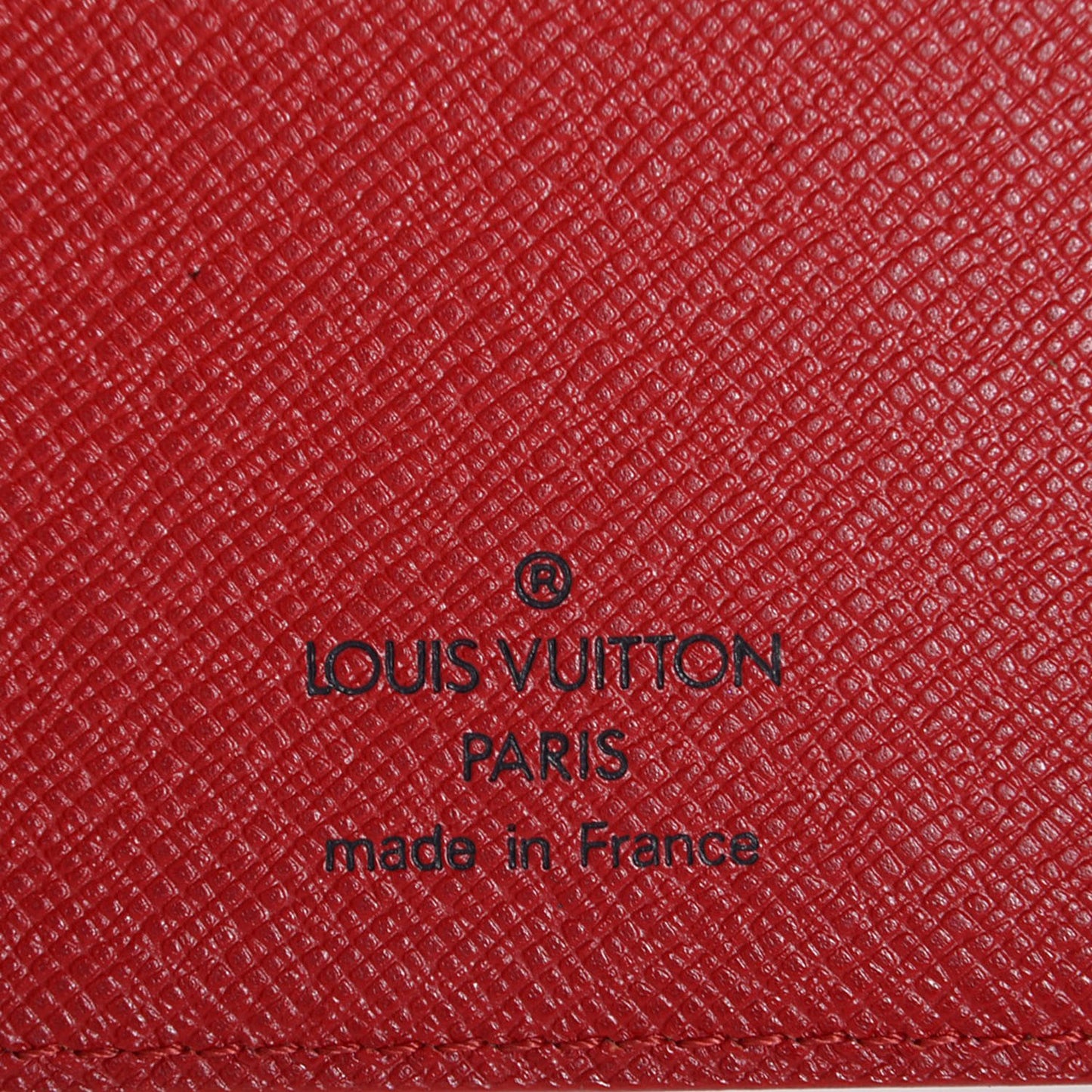 Epi Medium Ring Agenda Cover Red