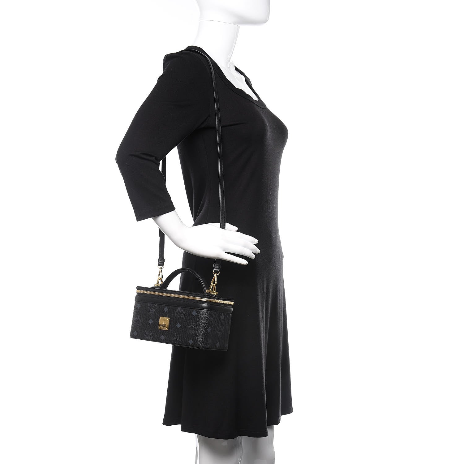 MCM Visetos Rockstar Vanity Case Black 2 of 9