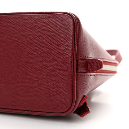 Prada Saffiano Lux Promenade Backpack Cherry 10 of 18