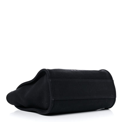 Chanel Mixed Fibers Small Deauville Tote Black 4 of 15