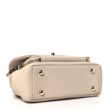 Chanel Caviar Quilted Small Business Affinity Flap Beige 4 of 10