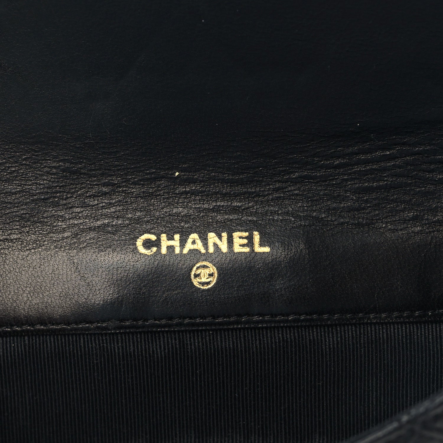 Chanel Calfskin Diamond Stitched Compact Wallet Black 7 of 12