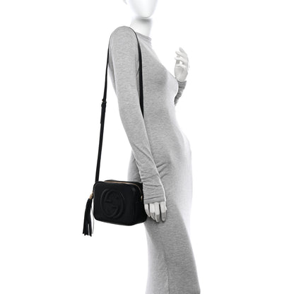 Gucci Pebbled Calfskin Small Soho Disco Bag Black 2 of 12