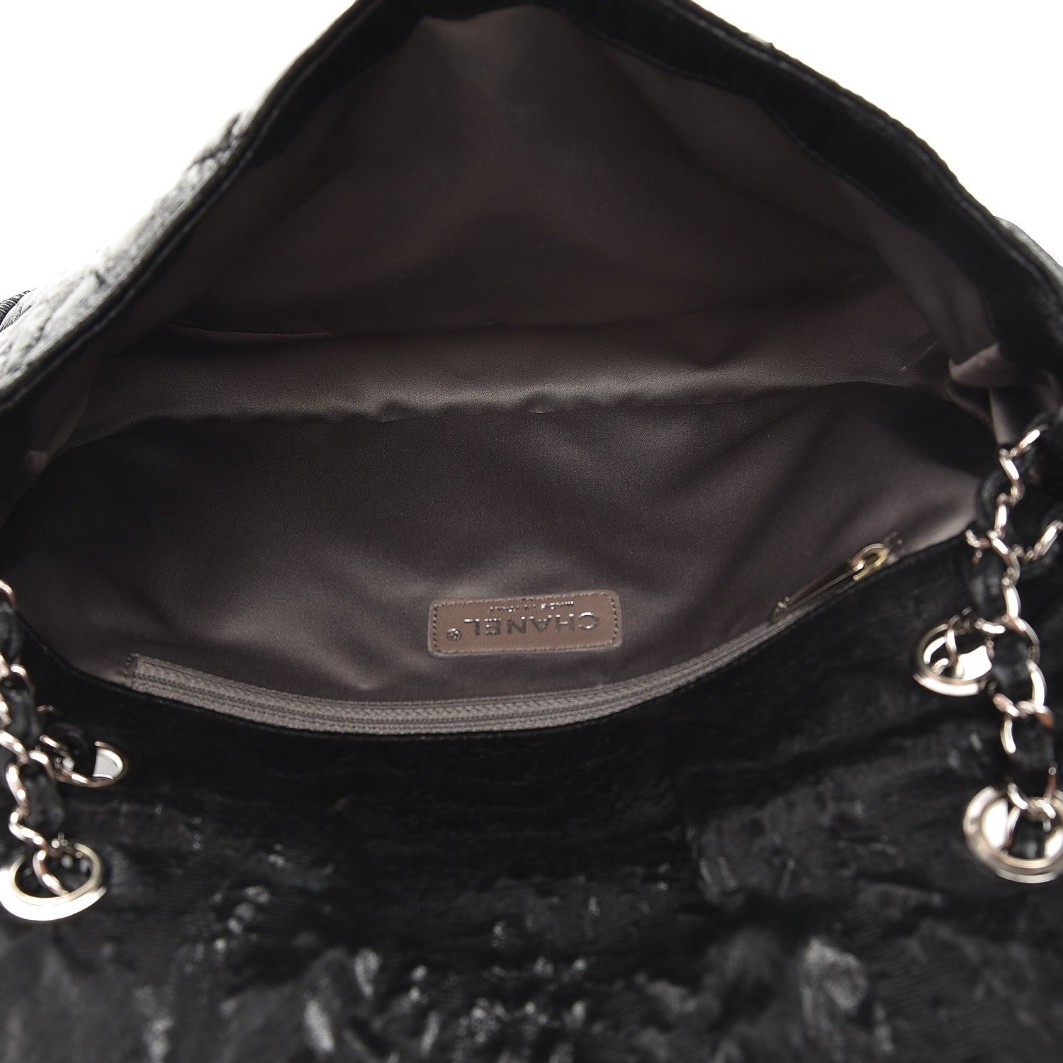 Chanel Coated Canvas Quilted Le Marais Flap Black 5 of 8
