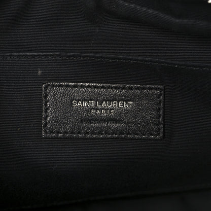 Saint Laurent Calfskin Matelasse Monogram Monochrome Lou Camera Bag Black 6 of 10