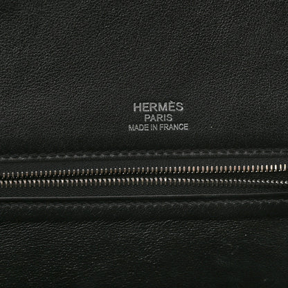 Hermes Toile Swift Birkin 35 Natural Black 6 of 15