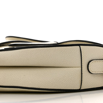 Christian Dior Grained Calfskin Saddle Bag With Strap Latte 10 of 15