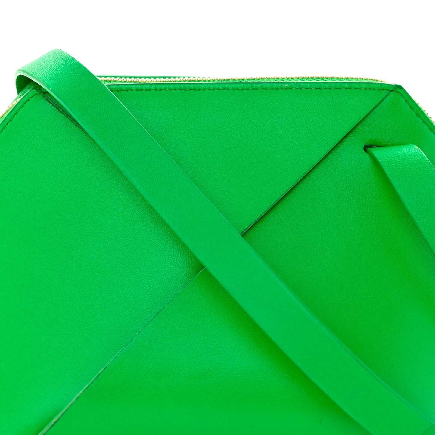Nappa Intrecciato Mini Origami Crossbody Parakeet