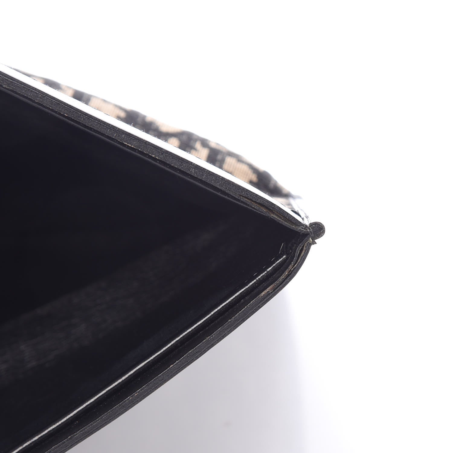 Christian Dior Monogram Fold Over Clutch Black 11 of 17