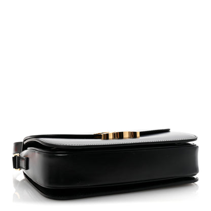 Celine Shiny Calfskin Medium Triomphe Black 4 of 10
