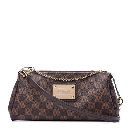 Louis Vuitton Damier Ebene Eva Clutch 1 of 10