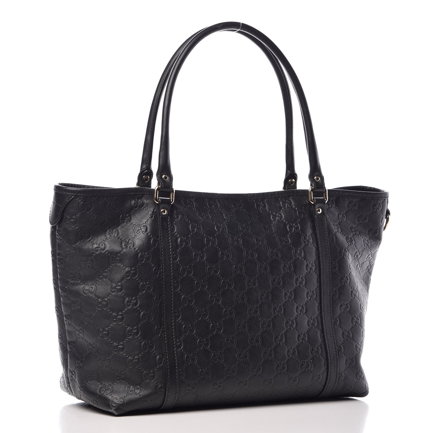 Gucci Guccissima Vitello Tender Medium Joy Tote Black 3 of 16