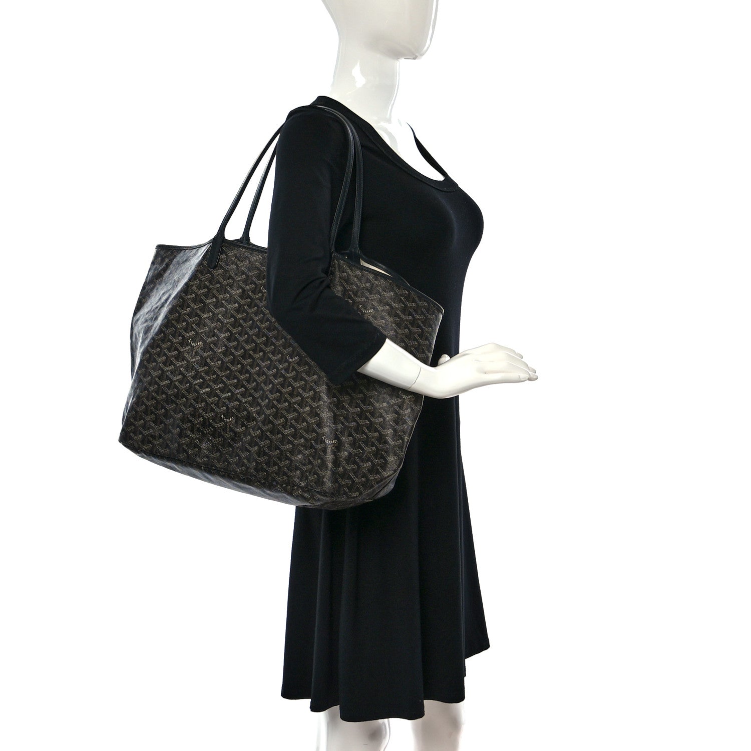 Goyard Goyardine Saint Louis GM Black 2 of 13