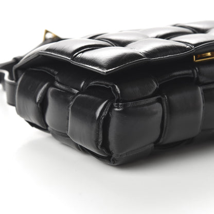 Bottega Veneta Paper Calfskin Maxi Intreccio Padded Cassette Crossbody Bag Black 6 of 9