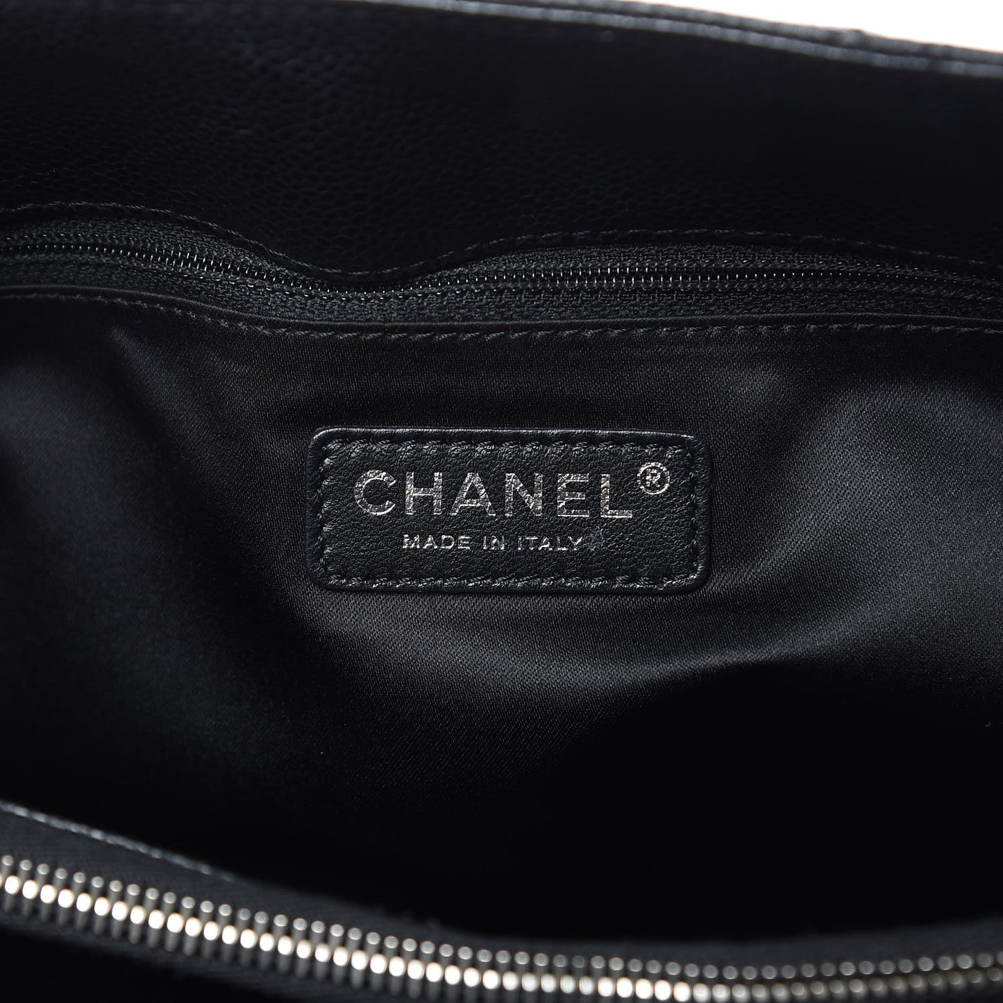 Caviar Quilted Grand Shopping Tote GST Black